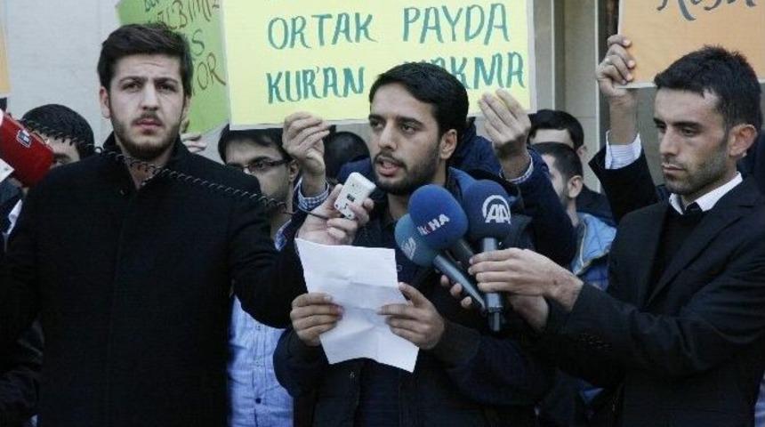 Dicle &Uuml;niversitesi &Ouml;ğrencilerinden İsrail&rsquo;e Tepki