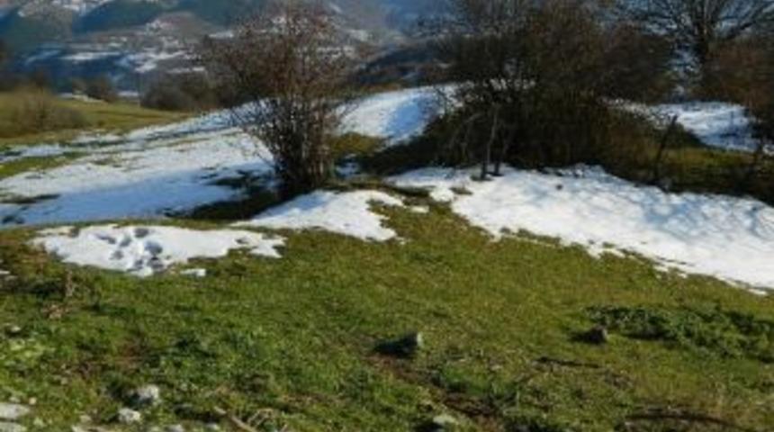 Posof&rsquo;un Y&uuml;ksek Kesimlerinde Kar