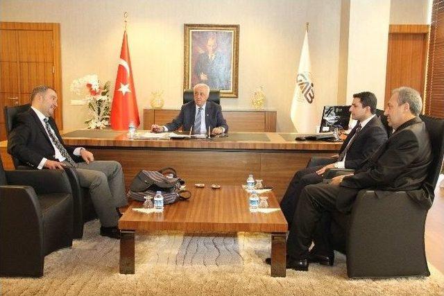 Oğuzeli Kaymakamı Gaib&rsquo;i Ziyaret Etti 2