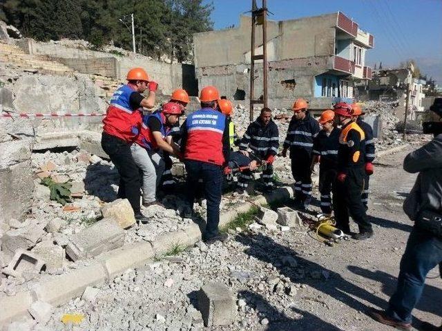 Kahramanmaraş’ta Deprem Tatbikatı 1