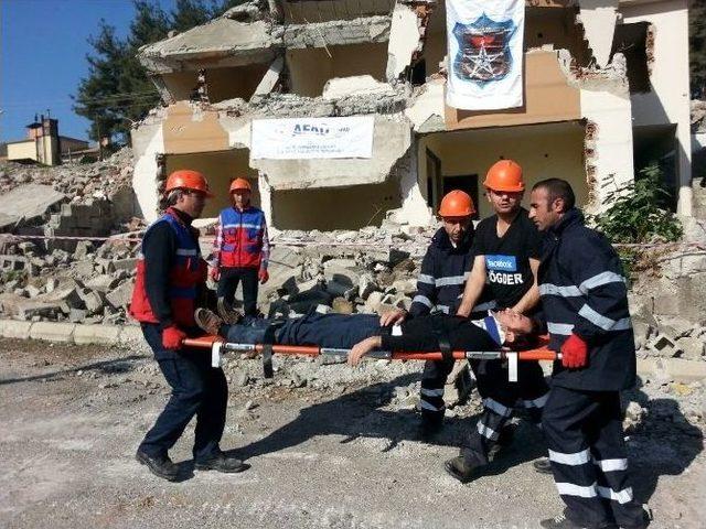 Kahramanmaraş’ta Deprem Tatbikatı 2