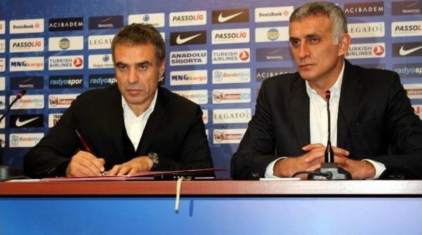 Trabzonspor, Ersun Yanal İle S&ouml;zleşme İmzaladı