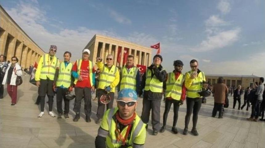 &Ccedil;aycuma Bisiklet Topluluğu Ankara&rsquo;ya Pedal &Ccedil;evirdi