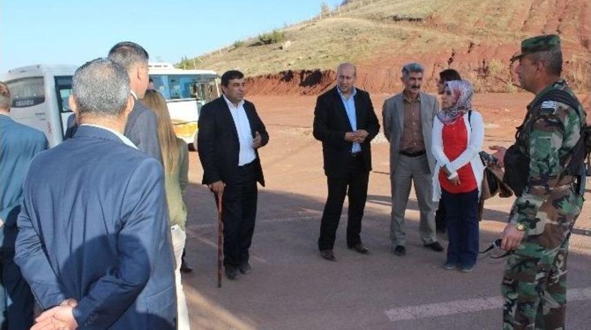 İl Genel Meclis &Uuml;yeleri &Uuml;z&uuml;ml&uuml; Sınır Kapısı&rsquo;nı Ziyaret Etti