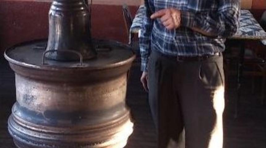 Tır Jantından Soba Yaptı, Her Yıl Soba Almaktan Kurtuldu