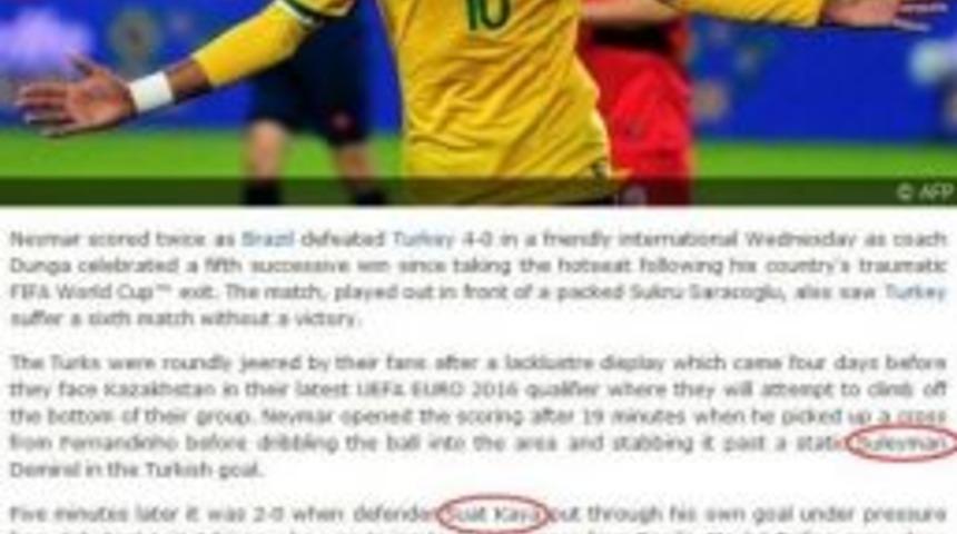 Fıfa&rsquo;dan Skandal Hata