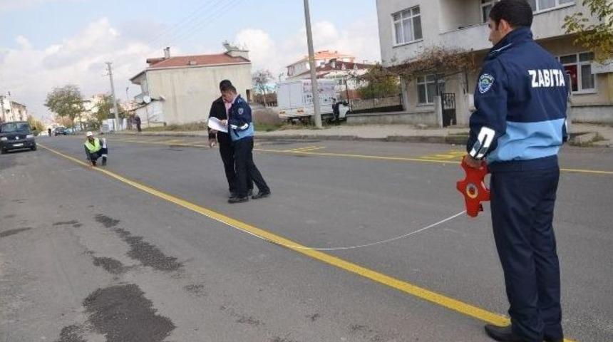 Ergene Zabıtası, Pazarın Tezgah Alanlarını Belirledi