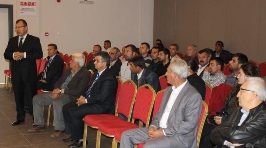 Bakanlık M&uuml;şavirleri, &Ouml;demiş&rsquo;te &Uuml;reticileri Dinledi