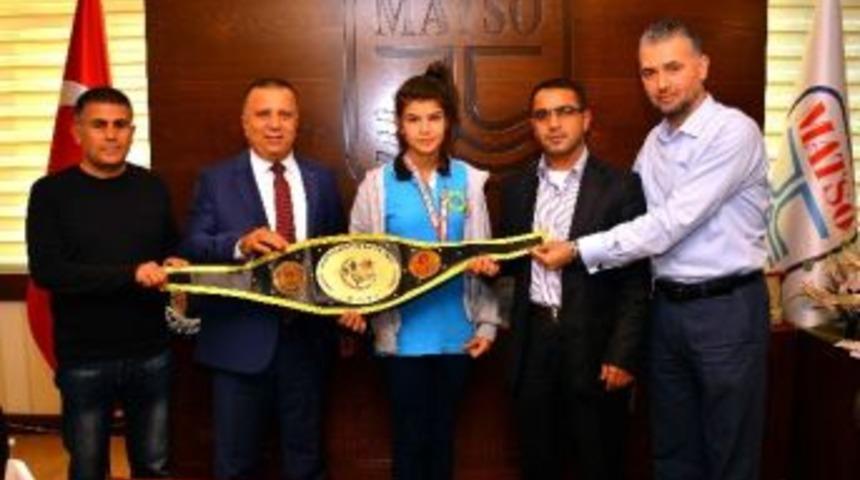 Muay Thai Şampiyonundan Matso Başkanı Boztaş&rsquo;a Ziyaret