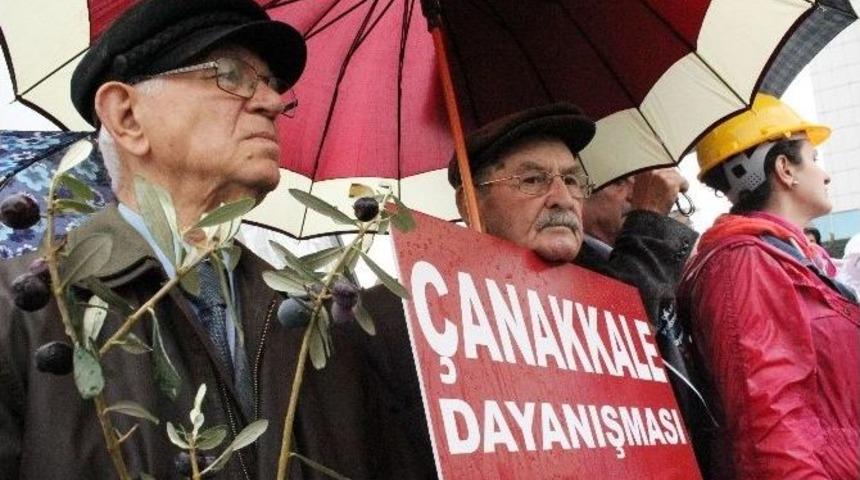 &Ccedil;anakkale&rsquo;de Soma Protestosu