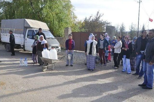 Afşin’de Su Eylemi