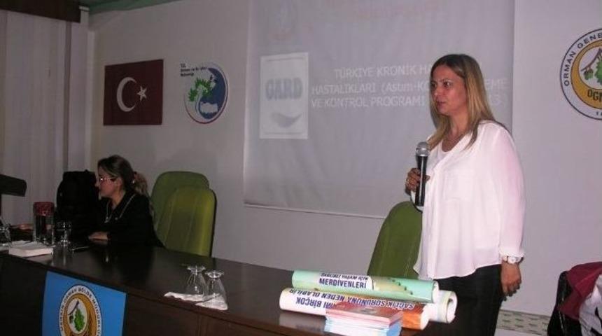 Orman B&ouml;lge M&uuml;d&uuml;rl&uuml;ğ&uuml;&rsquo;nde Sağlık Eğitimleri S&uuml;r&uuml;yor