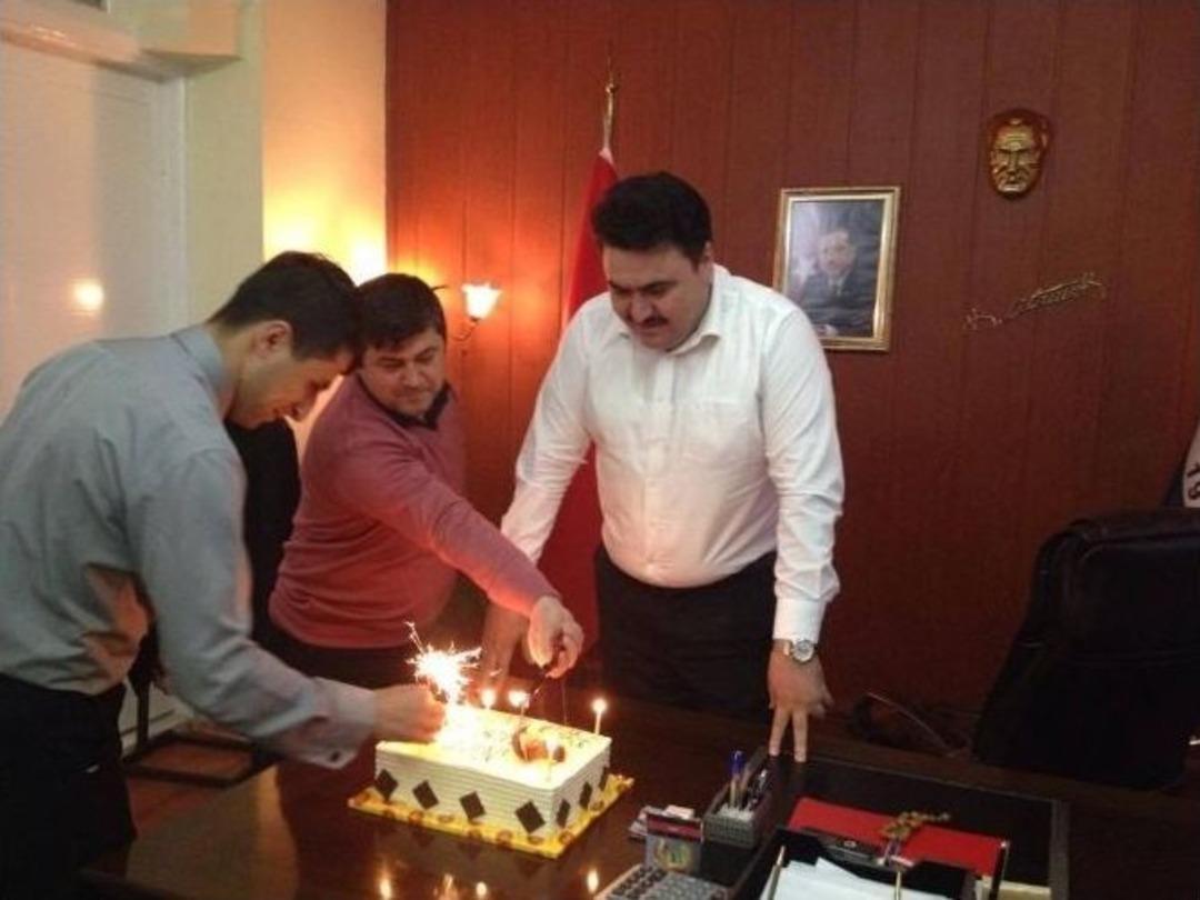 Başkana Doğum G&uuml;n&uuml; S&uuml;rprizleri