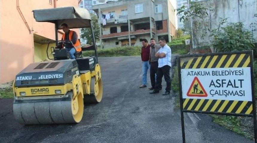 K&uuml;&ccedil;&uuml;kkolpınar&rsquo;da Yollar Asfaltlandı