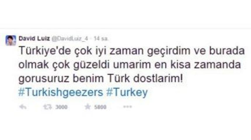 Brezilyalı Yıldızdan T&uuml;rk&ccedil;e Veda