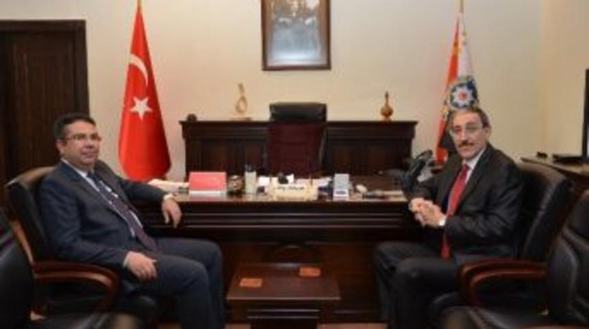 Adalet Komisyonu Başkanı Sarıdoğan&rsquo;dan İl Emniyet M&uuml;d&uuml;r&uuml;ne Ziyaret