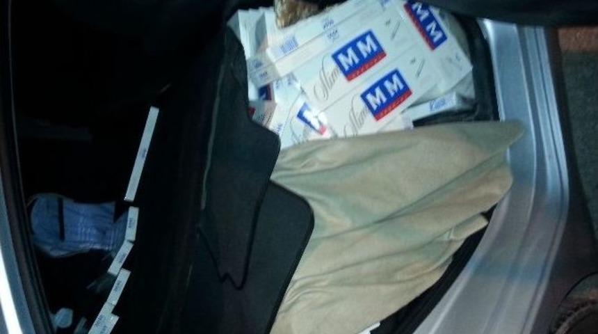 Erzurum&rsquo;da 9 Bin 500 Paket Ka&ccedil;ak Sigara Ele Ge&ccedil;irildi