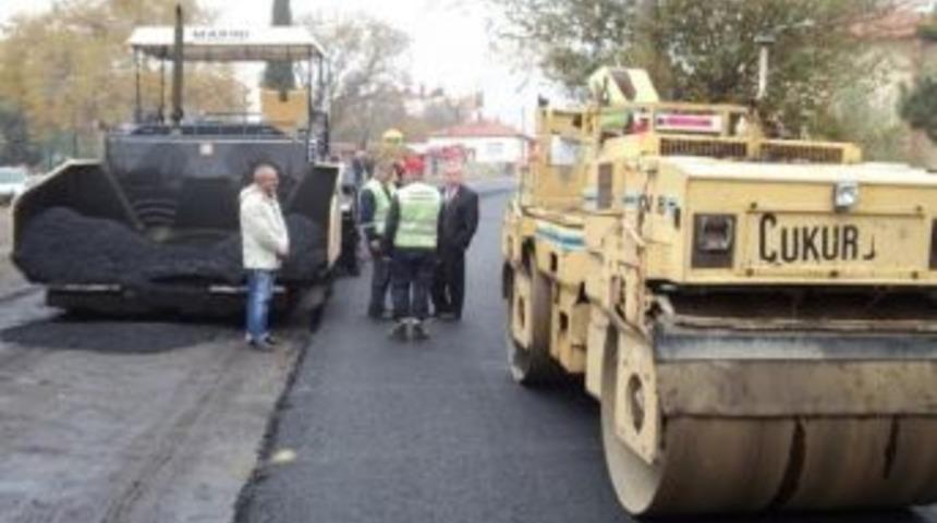 Malkara Devlet Hastanesi Yolu Sıcak Asfalt Kaplanıyor