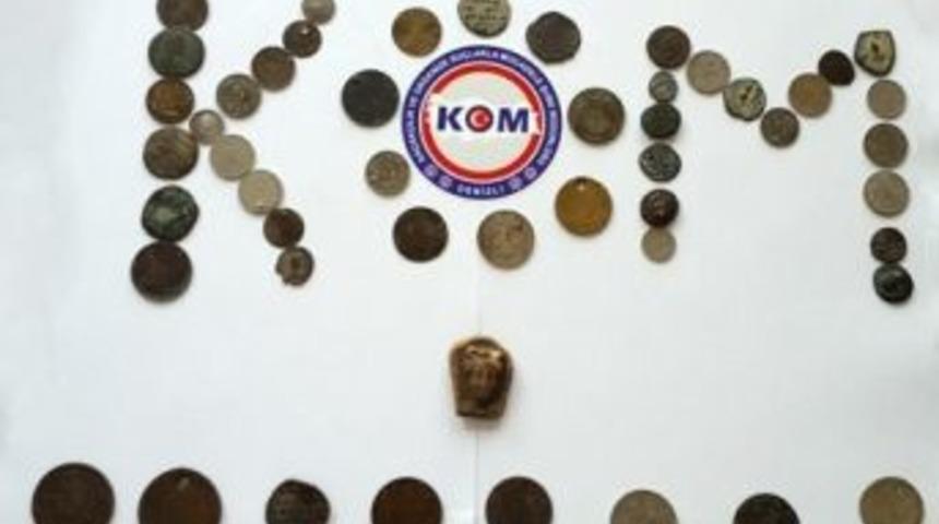 Denizli&rsquo;de 50 Tarihi Eser Ele Ge&ccedil;irildi