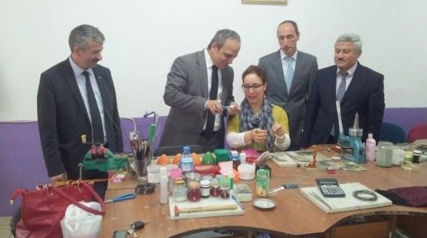 Kaymakam Yusuf Cıbır İl&ccedil;edeki Kurumları İnceledi