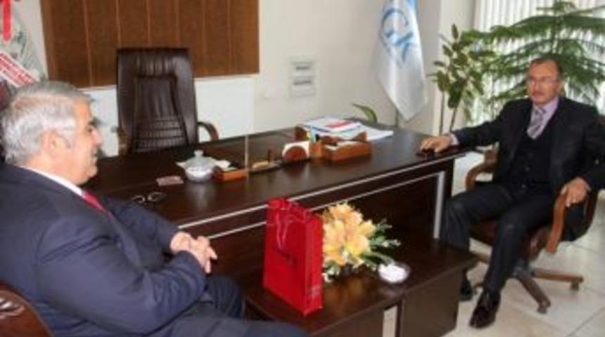 Başkan K&ouml;ksoy Sgk İl M&uuml;d&uuml;rl&uuml;ğ&uuml;n&uuml; Ziyaret Etti