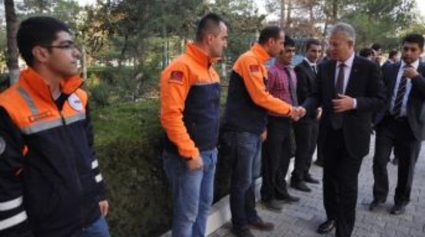 Mardin Valisi Taşkesen&rsquo;den Afad&rsquo;a Ziyaret