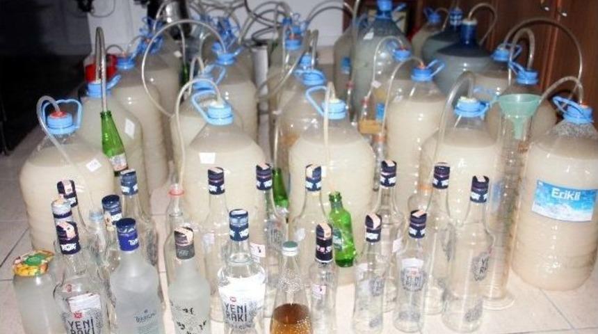 Jandarmadan Sahte Rakı Operasyonu
