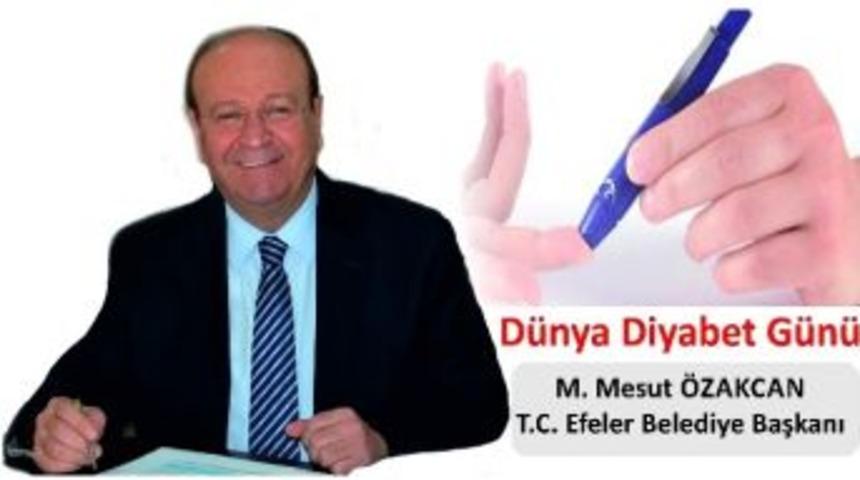 Başkan &Ouml;zakcan, Diyabet Hastalarını Unutmadı