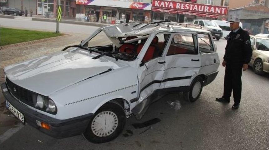 Samsun&rsquo;da Trafik Kazası: 1 Yaralı