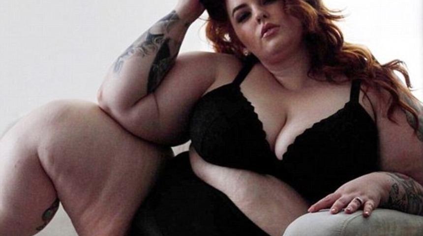 En b&uuml;y&uuml;k beden model meleklere meydan okudu! 