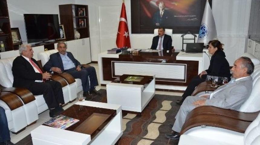 Stk Yetkilileri, Başkan G&uuml;rkan&rsquo;ı Ziyaret Etti