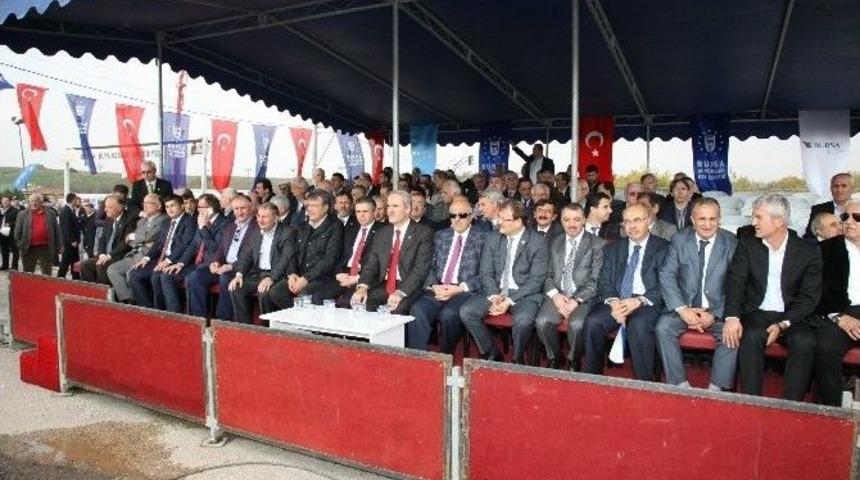 Demirtaş K&ouml;pr&uuml;l&uuml; Kavşağı&rsquo;nın Temeli T&ouml;renle Atıldı