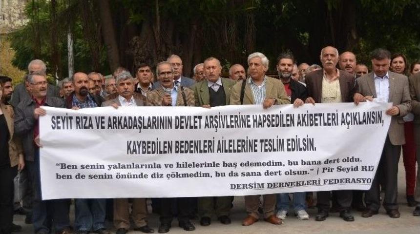 Seyit Rıza Adana&rsquo;da Anıldı