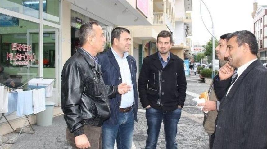 Meso Başkanı &Ccedil;elik, Esnafın Sorunlarını Dinledi