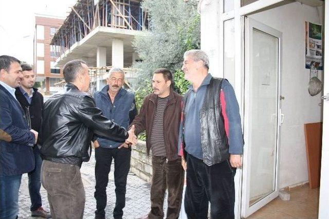 Meso Başkanı &Ccedil;elik, Esnafın Sorunlarını Dinledi 1