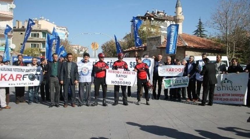 Mescid-i Aksa&rsquo;ya Saygı Ve Hoşg&ouml;r&uuml; İ&ccedil;in Pedal &Ccedil;evirdiler