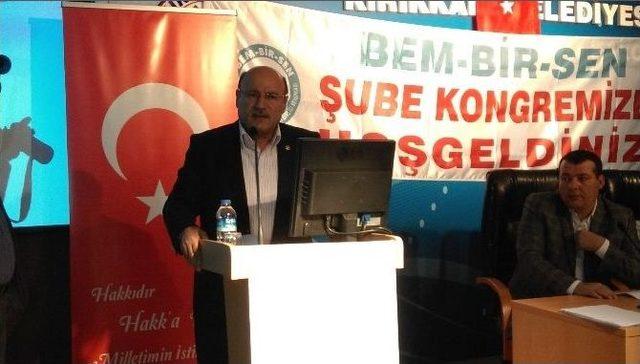 Bem-bir-sen Genel Başkanı Mürsel Turbay: