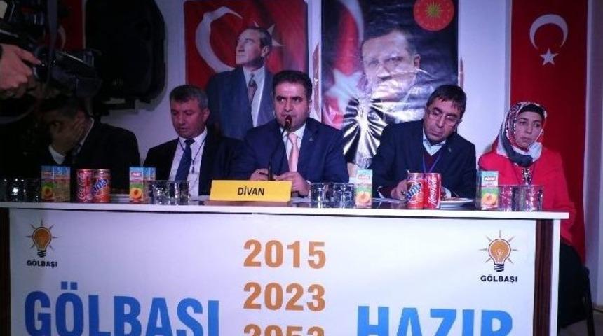Ak Parti G&ouml;lbaşı İl&ccedil;e Kongresi Ger&ccedil;ekleştirildi