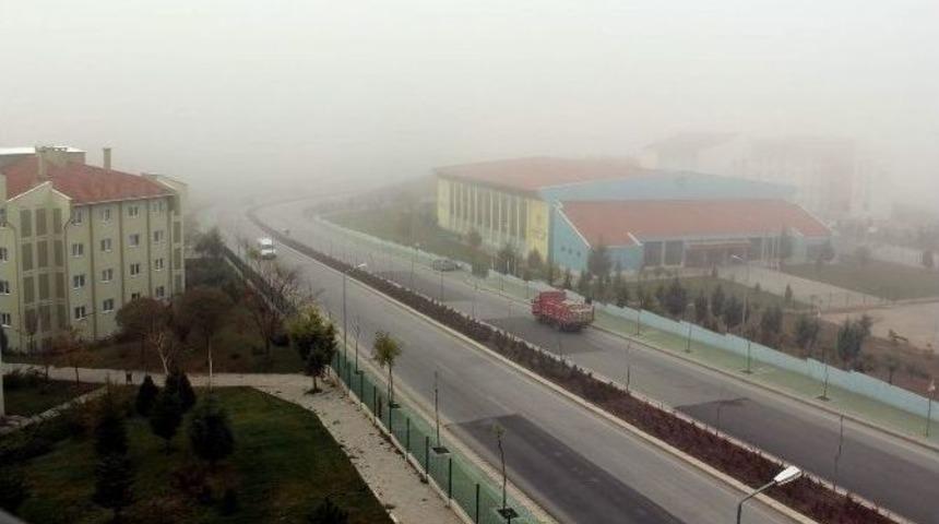 Eskişehir&rsquo;de Sis Etkili Oldu