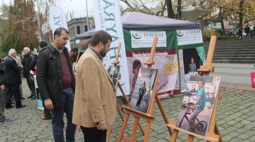 Trabzon&rsquo;da Suriye&rsquo;deki Mağdurlar İ&ccedil;in Yardım Topluyorlar