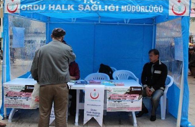 Ordu&rsquo;da &rsquo;akciğer Kanseri G&uuml;n&uuml;&rsquo; Standı 1