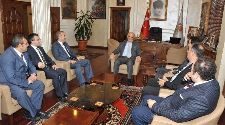 Samsun Barosu Yeni Y&ouml;netimi Başkan Yılmaz&rsquo;ı Ziyaret Etti