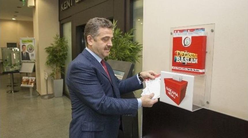 Başkan Usta, Vatandaşların Mesajlarını Tek Tek Okuyor