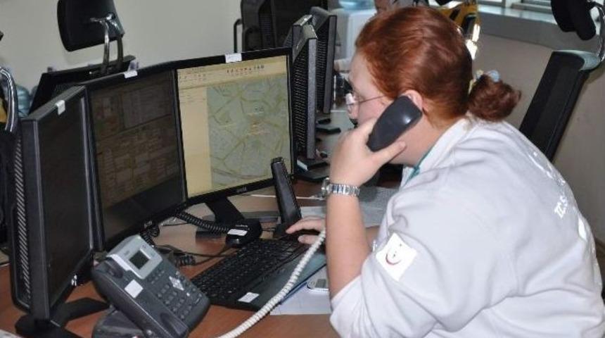 Manisa&rsquo;da 112&rsquo;ye Gelen Asılsız &Ccedil;ağrılar