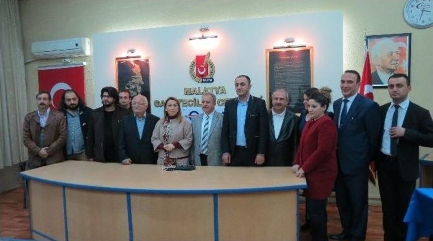 &Ccedil;alık&rsquo;dan Gazeteciler Cemiyetine Ziyaret