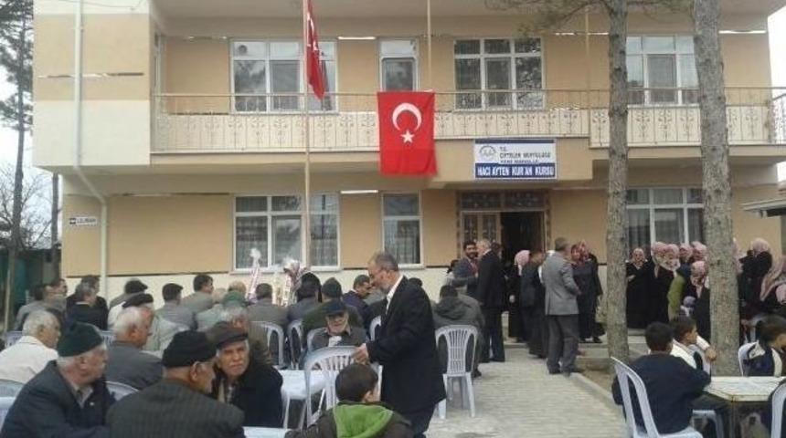&Ccedil;ifteler İl&ccedil;esinde Kur&rsquo;an Kursu A&ccedil;ıldı