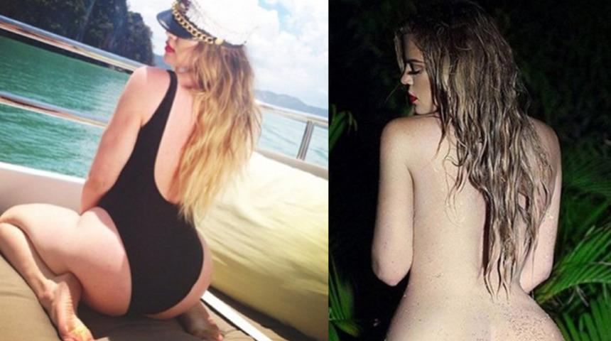 Khloe Kardashian ablasını &ouml;zendi 25 kilo verdi 