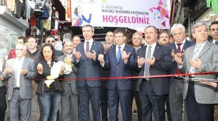 Tarihi Kalei&ccedil;i &Ccedil;arşısında Alışveriş Festivali Başladı