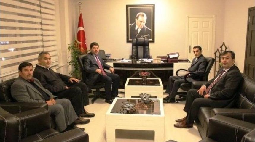 Milletvekili Tun&ccedil;&rsquo;tan Kaymakam Eser&rsquo;e Ziyaret