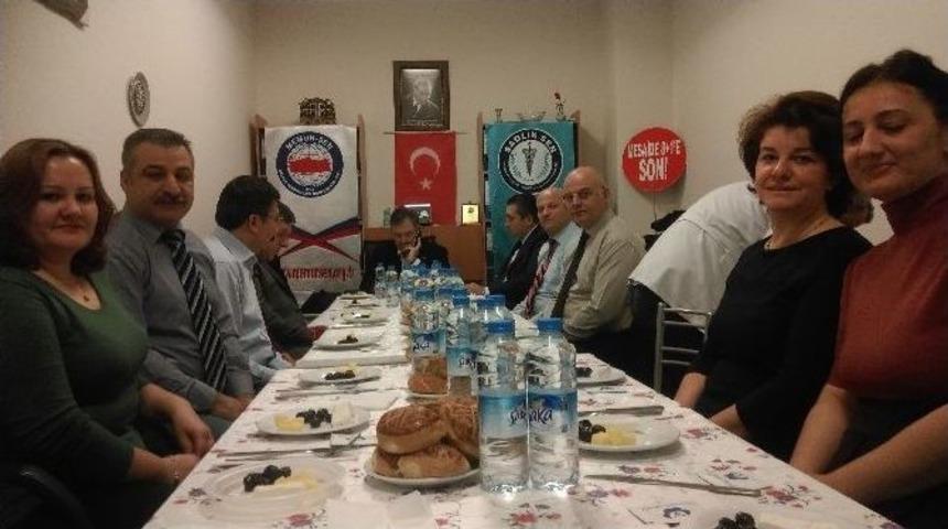 Ak Parti&rsquo;den Sağlık-sen Şubesine Ziyaret